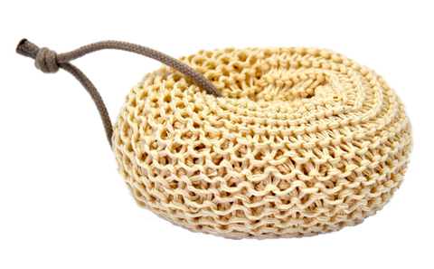 100% Cotton Bath Sponge - The Jute Basket 