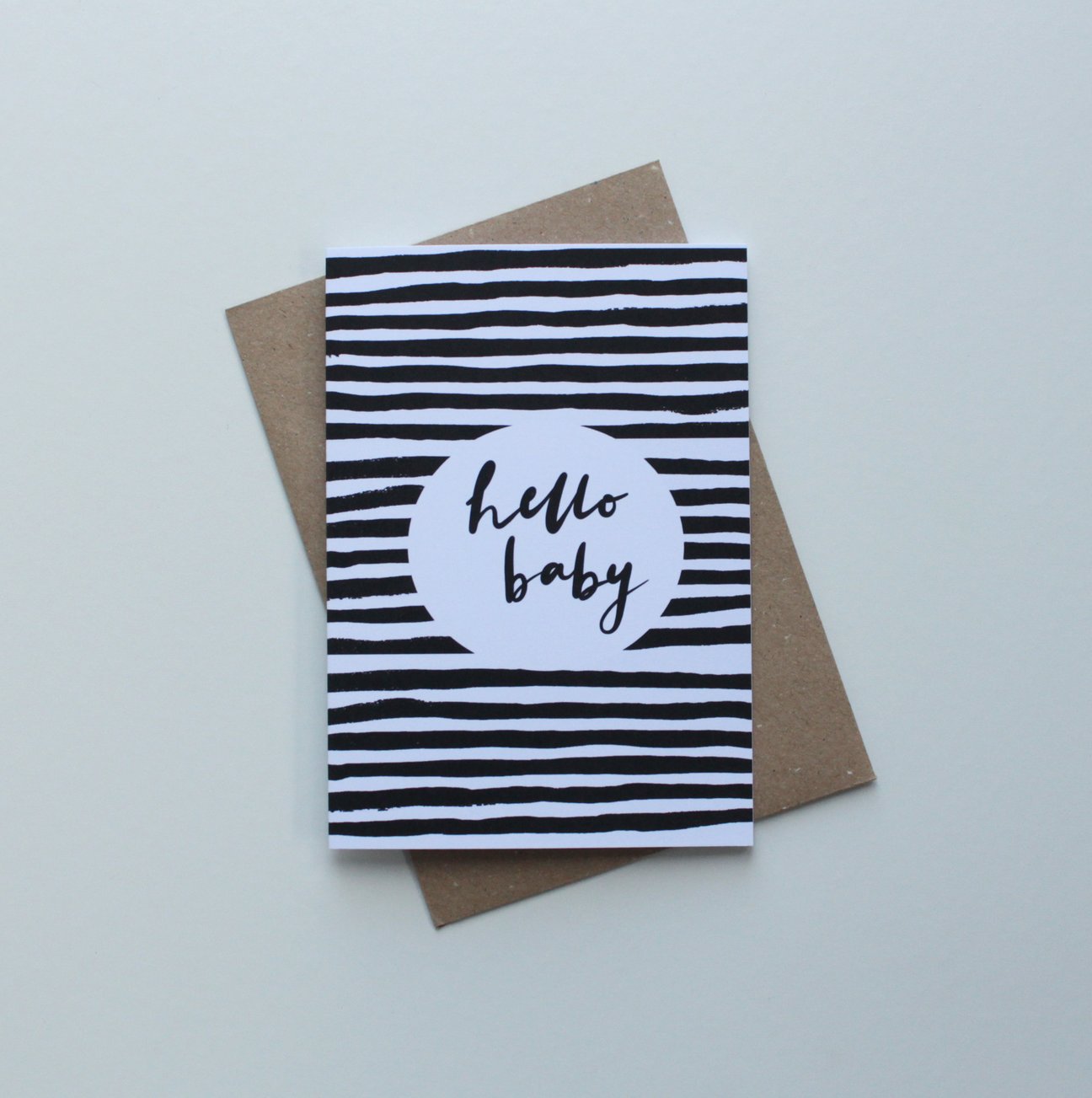 Hello Baby Maybear Design card - The Jute Basket 