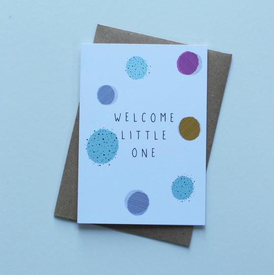 Welcome Little One Maybear design - The Jute Basket 